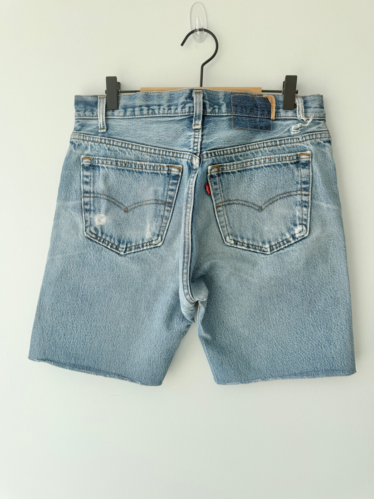 W30 vintage Levis 501 shorts 29/30” measured waist faded denim USA 501s
