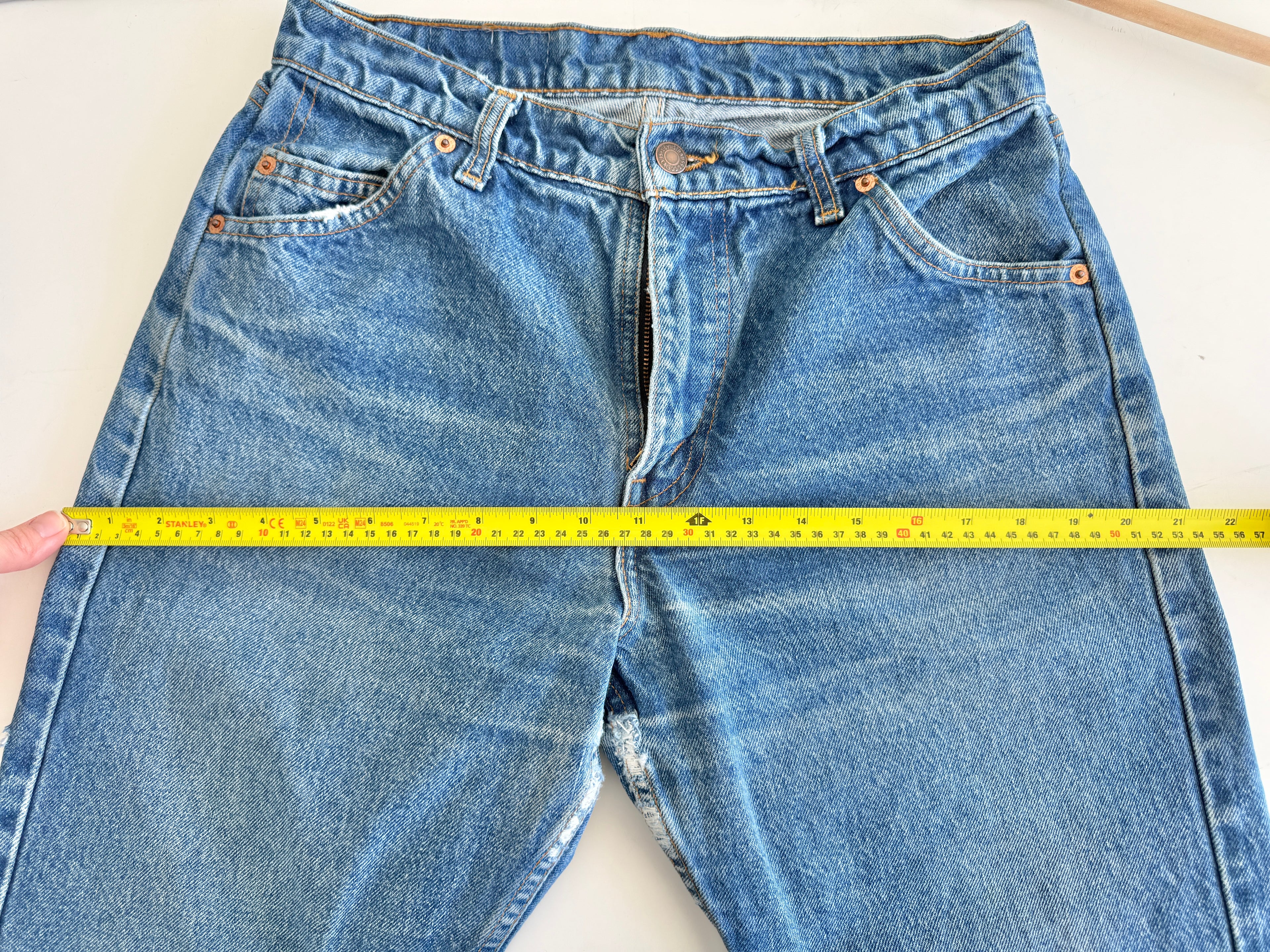 W28 L31 vintage Levis 517 28/29” measured dark fade blue denim Levi’s 517s