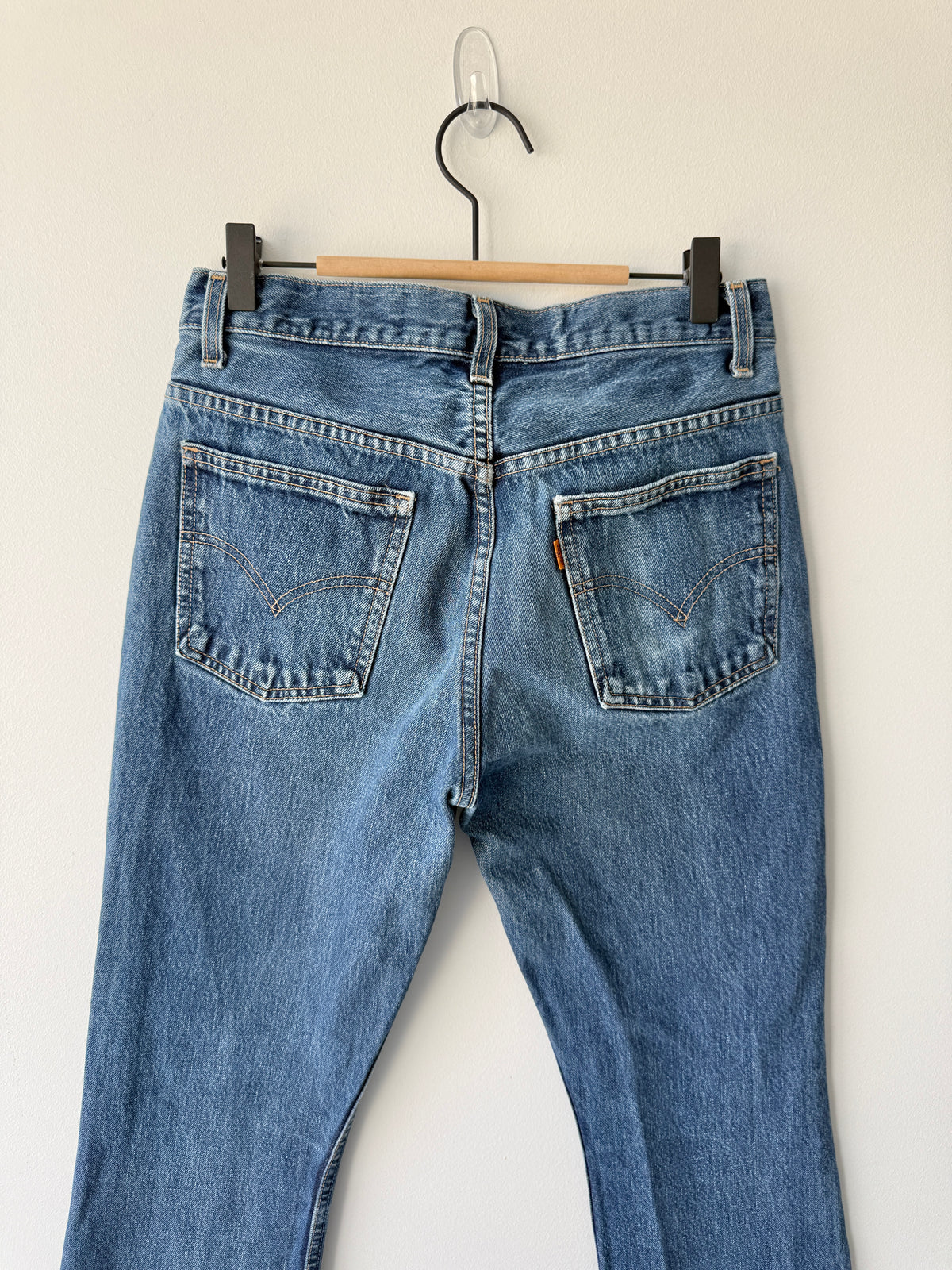 W28 L30 vintage Levis 646 27/29” measured dark blue denim light wallet mark 646s Y2K