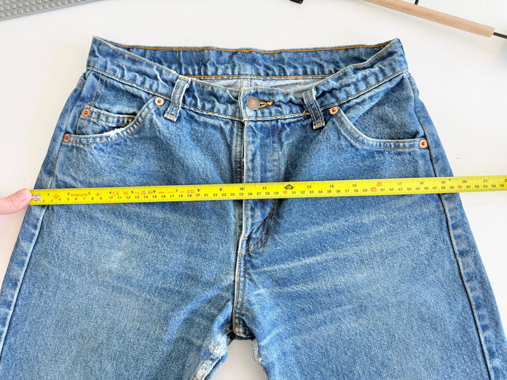 W28 L31 vintage Levis 517 28/29” measured dark fade blue denim Levi’s 517s