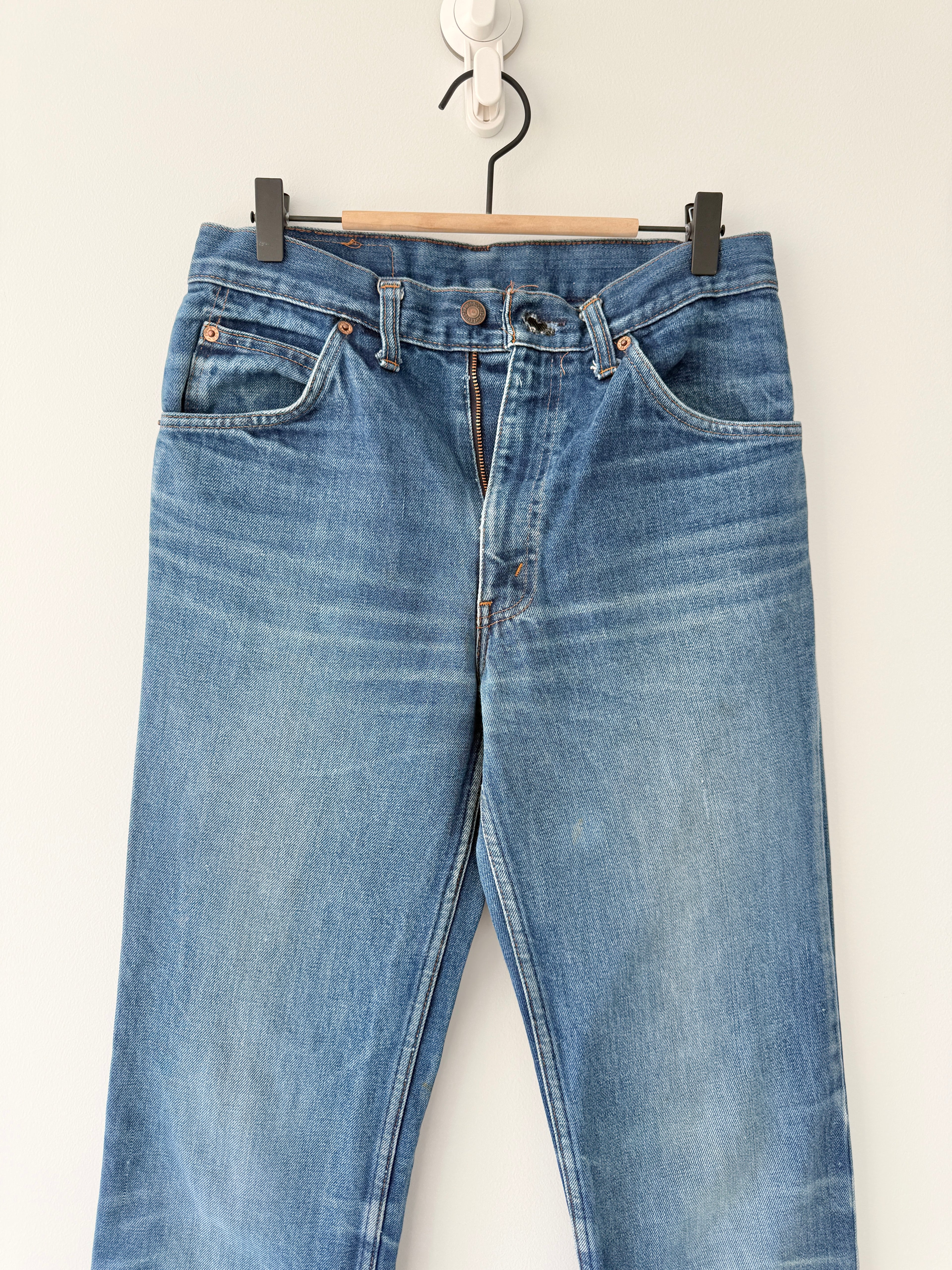 W28 L31 vintage Levis 630 27-28” measured dark blue denim 80s/90s  630s