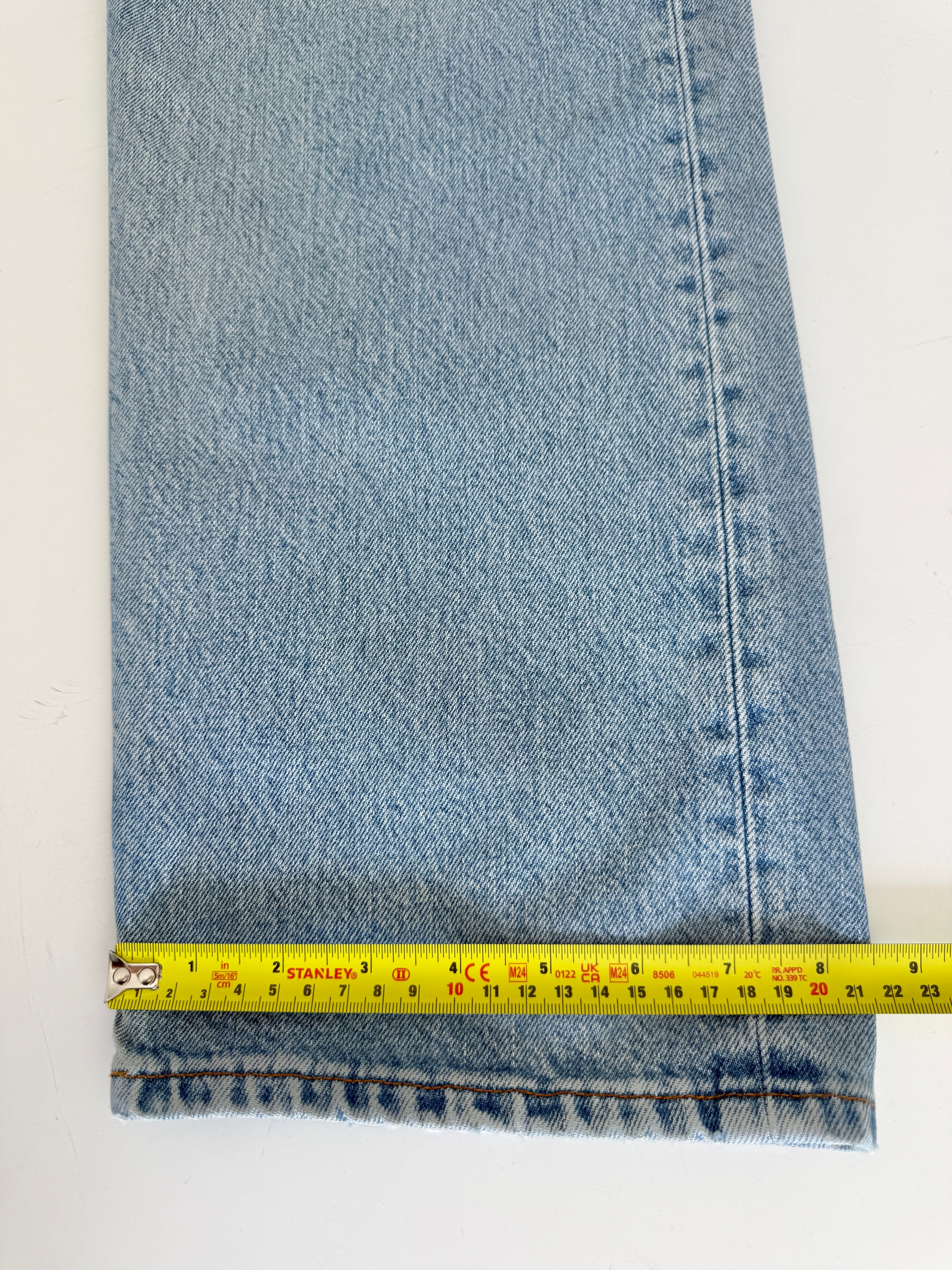 Soft W36 L34 vintage Levis 501 35/36” measured waist light faded 501s 90s denim