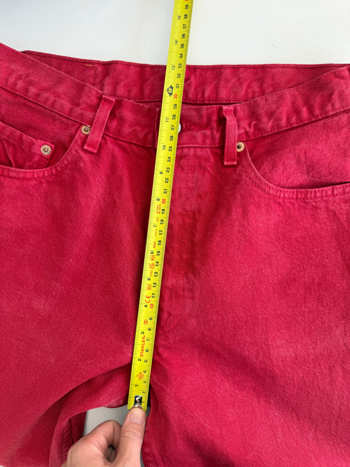 W30 L28 vintage Levis 501 29/30” measured waist red 90s 501s