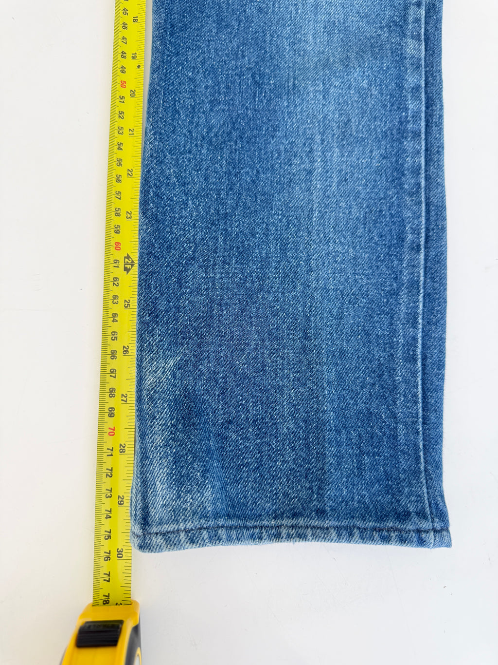 W29 L29 vintage Levis 631 28-29” measured dark faded blue denim orange tab 80/90s Levi’s 631s