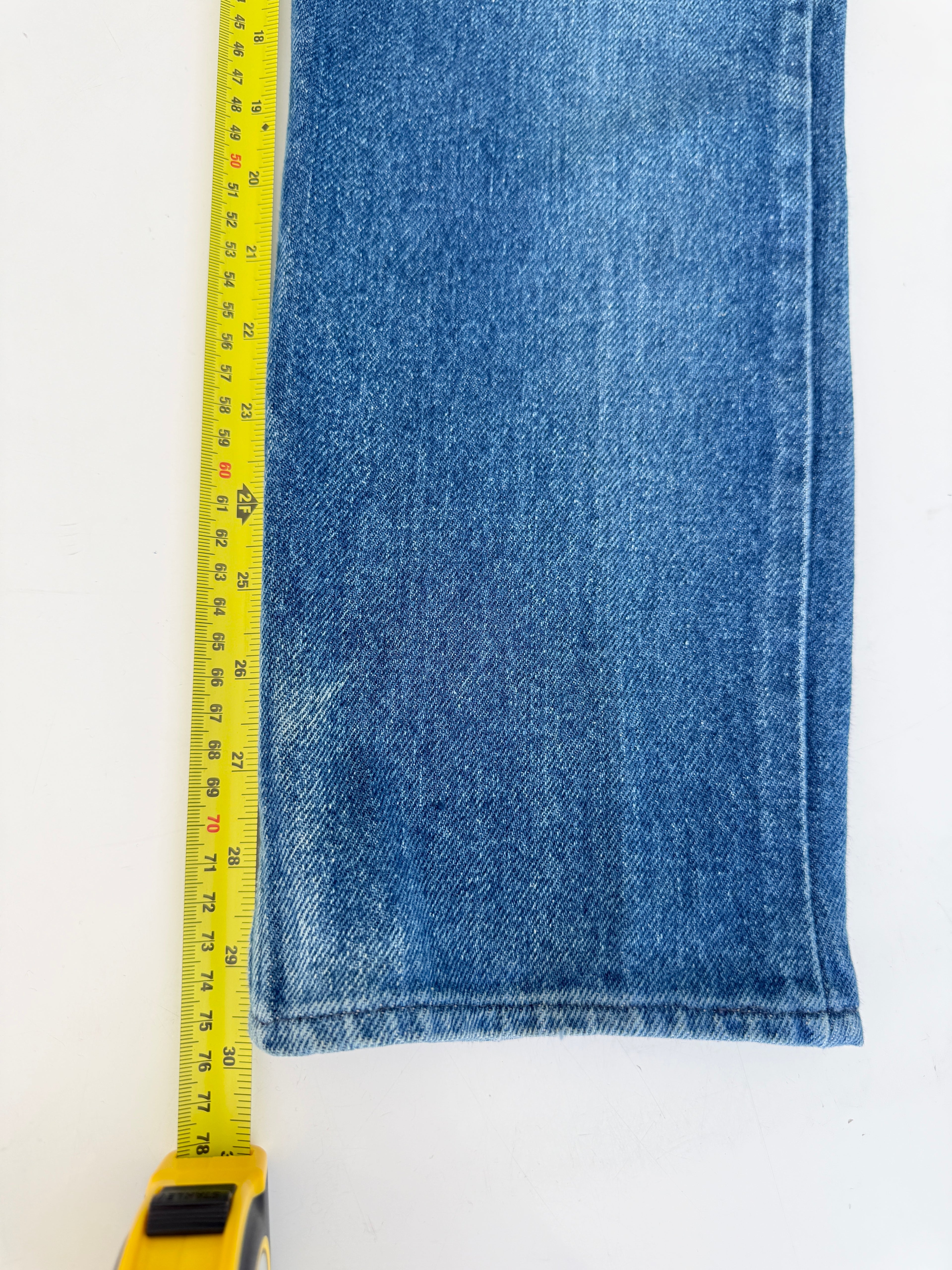 W29 L29 vintage Levis 631 28-29” measured dark faded blue denim orange tab 80/90s Levi’s 631s