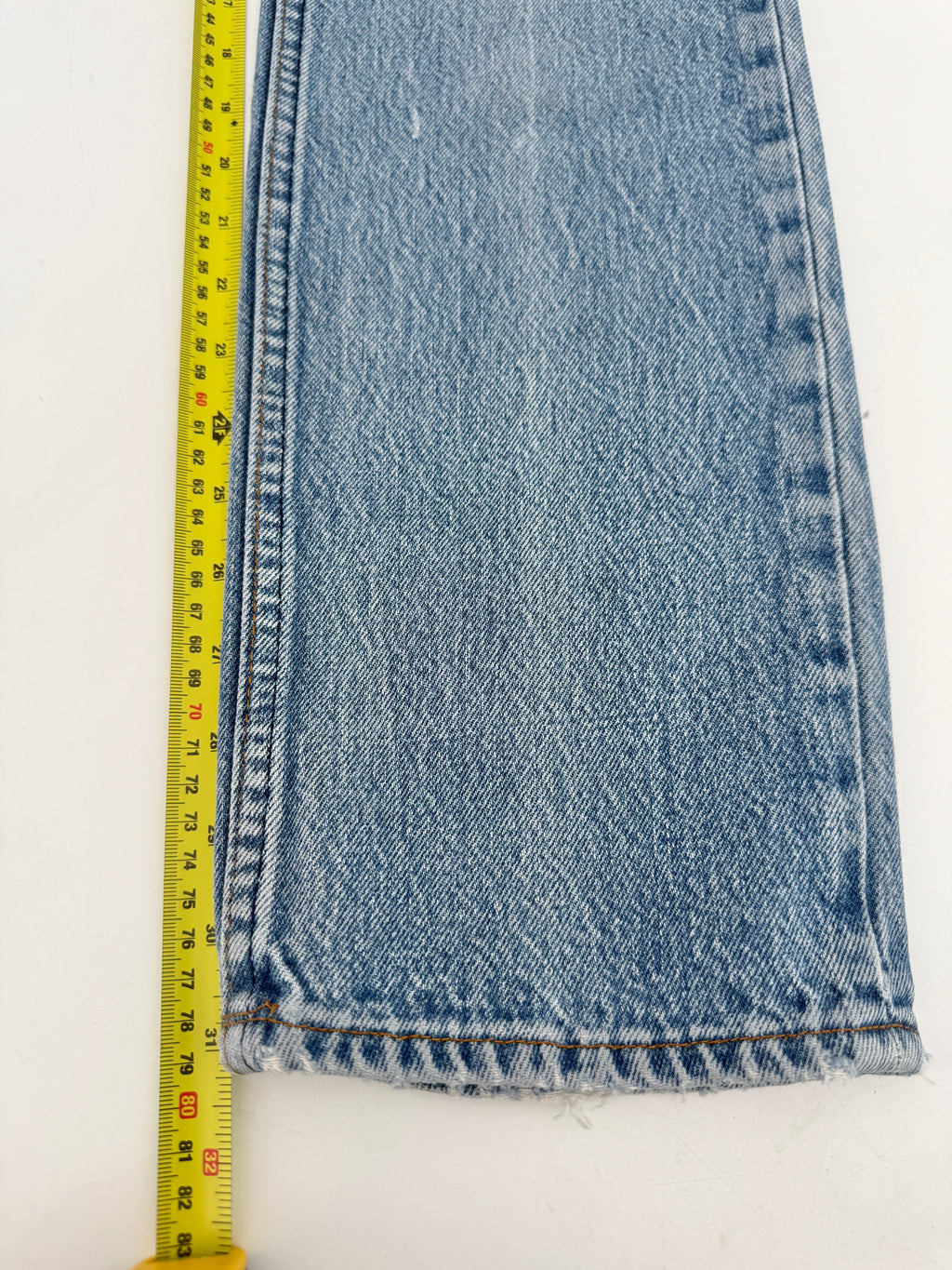 W23 L31 vintage Levis 26501s 22/23” measured light blue 26501s 80s 1984 USA