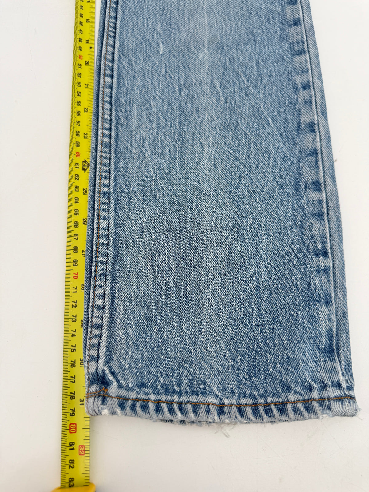 W23 L31 vintage Levis 26501s 22/23” measured light blue 26501s 80s 1984 USA