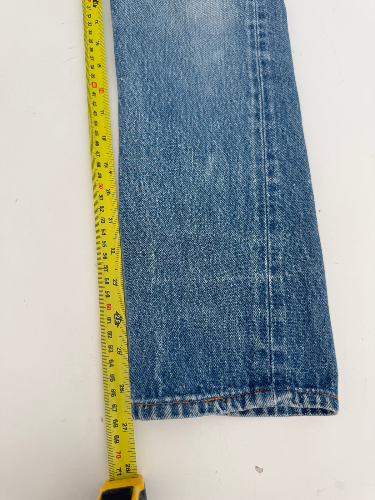 W23 L26 vintage Levis 701s 22/23” measured dark blue 701s 80s USA