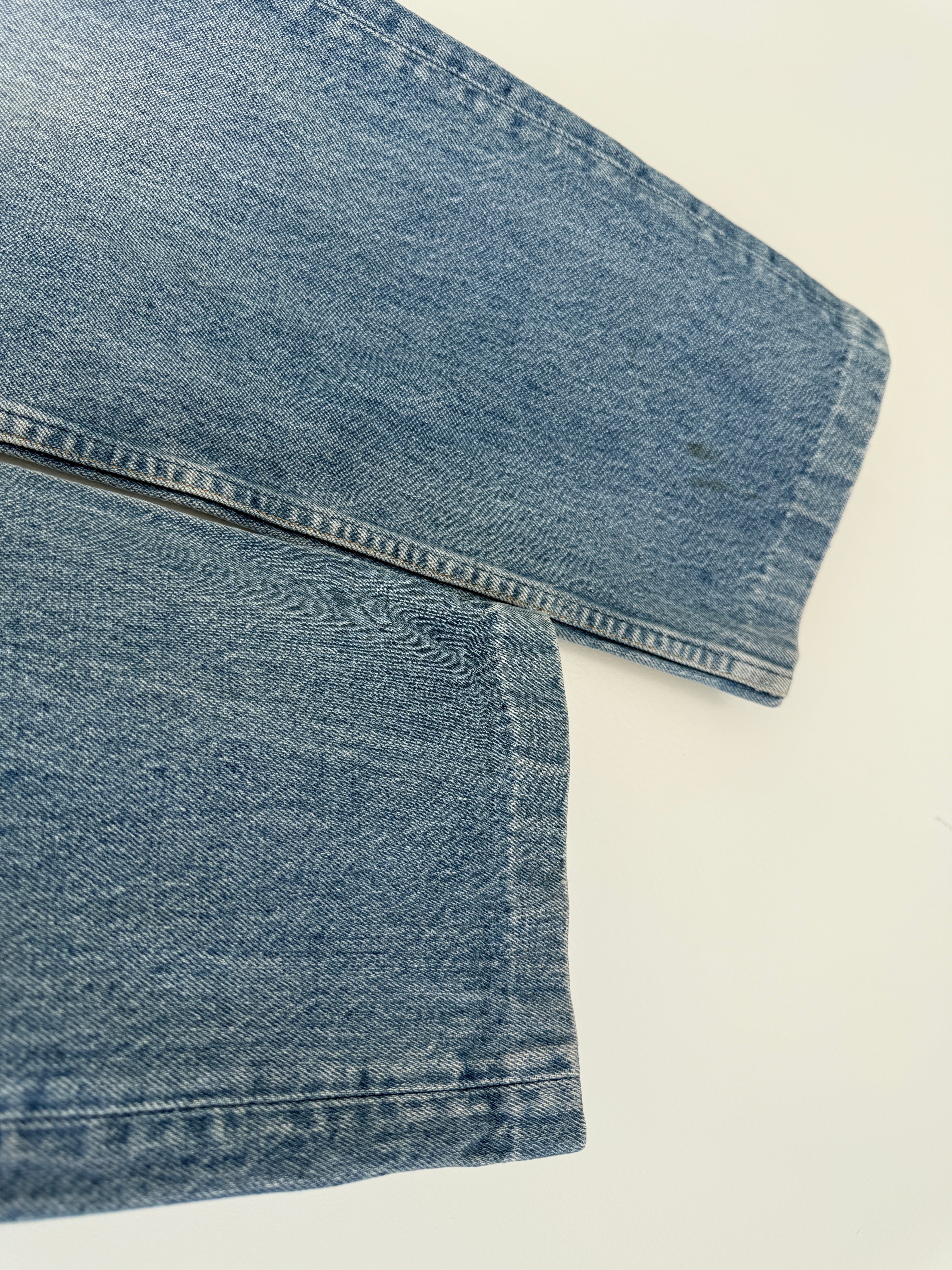 W28 L26 vintage Levis 501 26/28” measured medium faded blue denim 80s Levi’s USA 501s