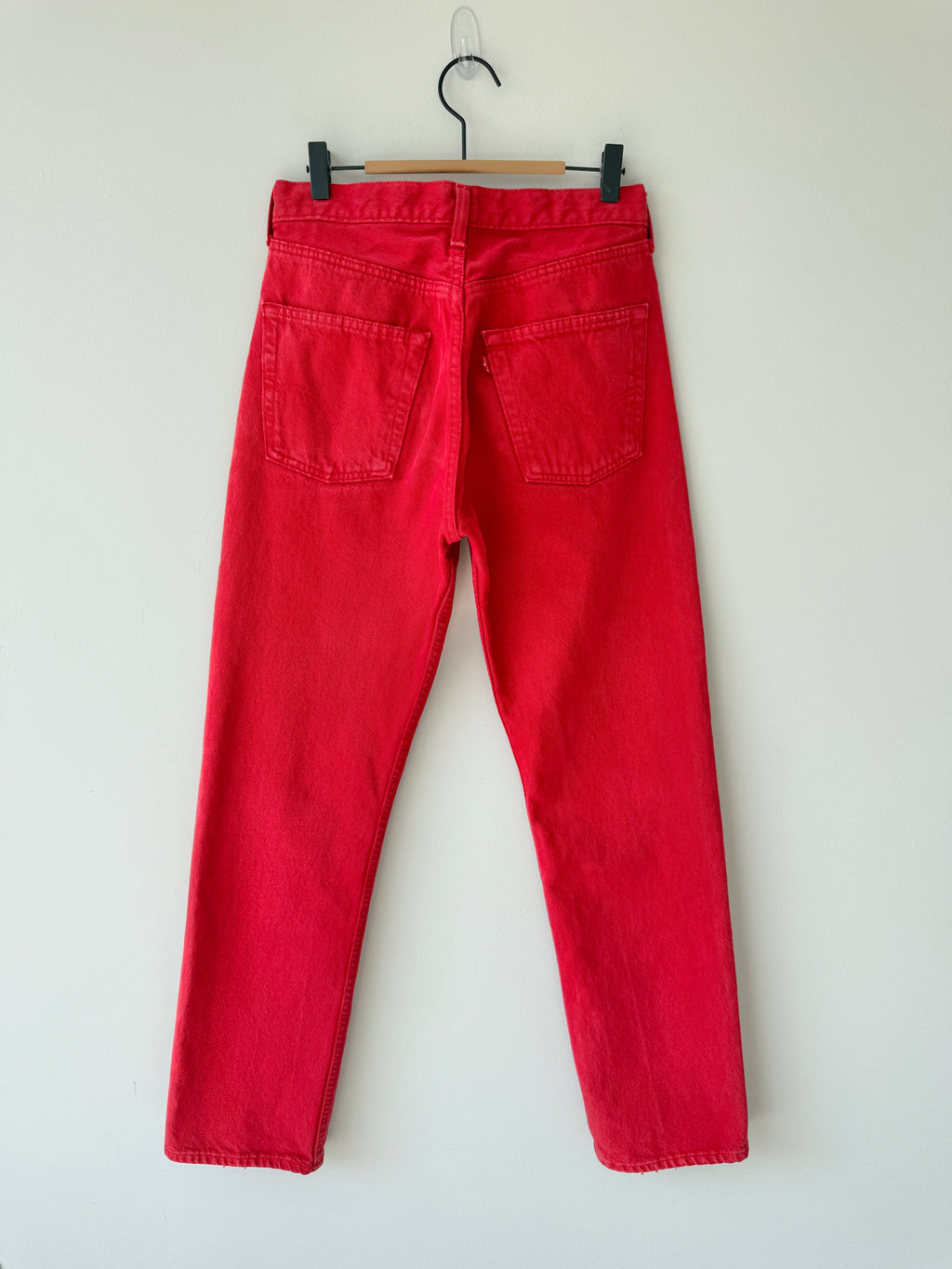 W29 L32 vintage Levis 501 28/29” measured waist red 90s 501s