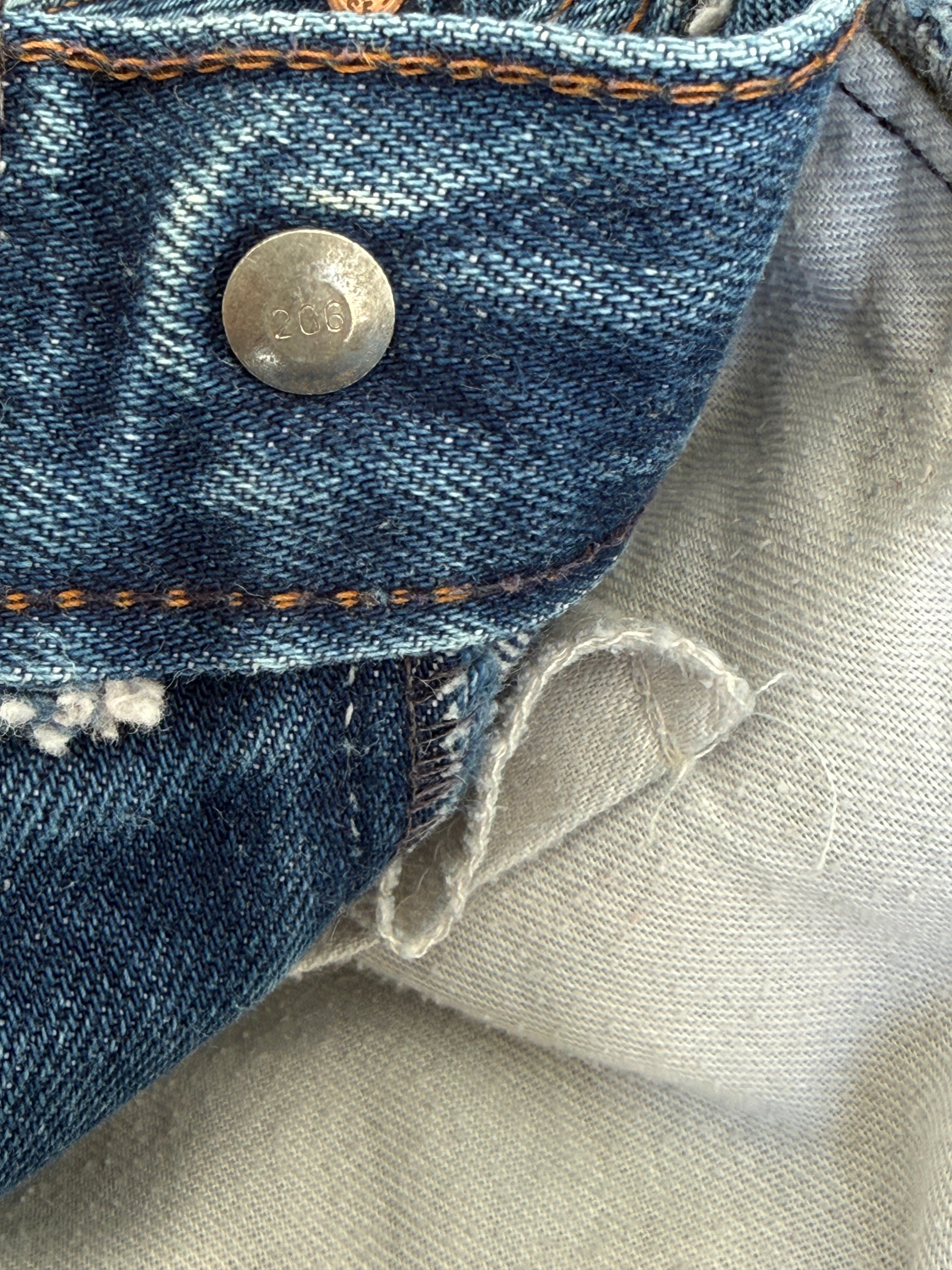 W28 L31 vintage Levis 630 27-28” measured dark blue denim 80s/90s  630s