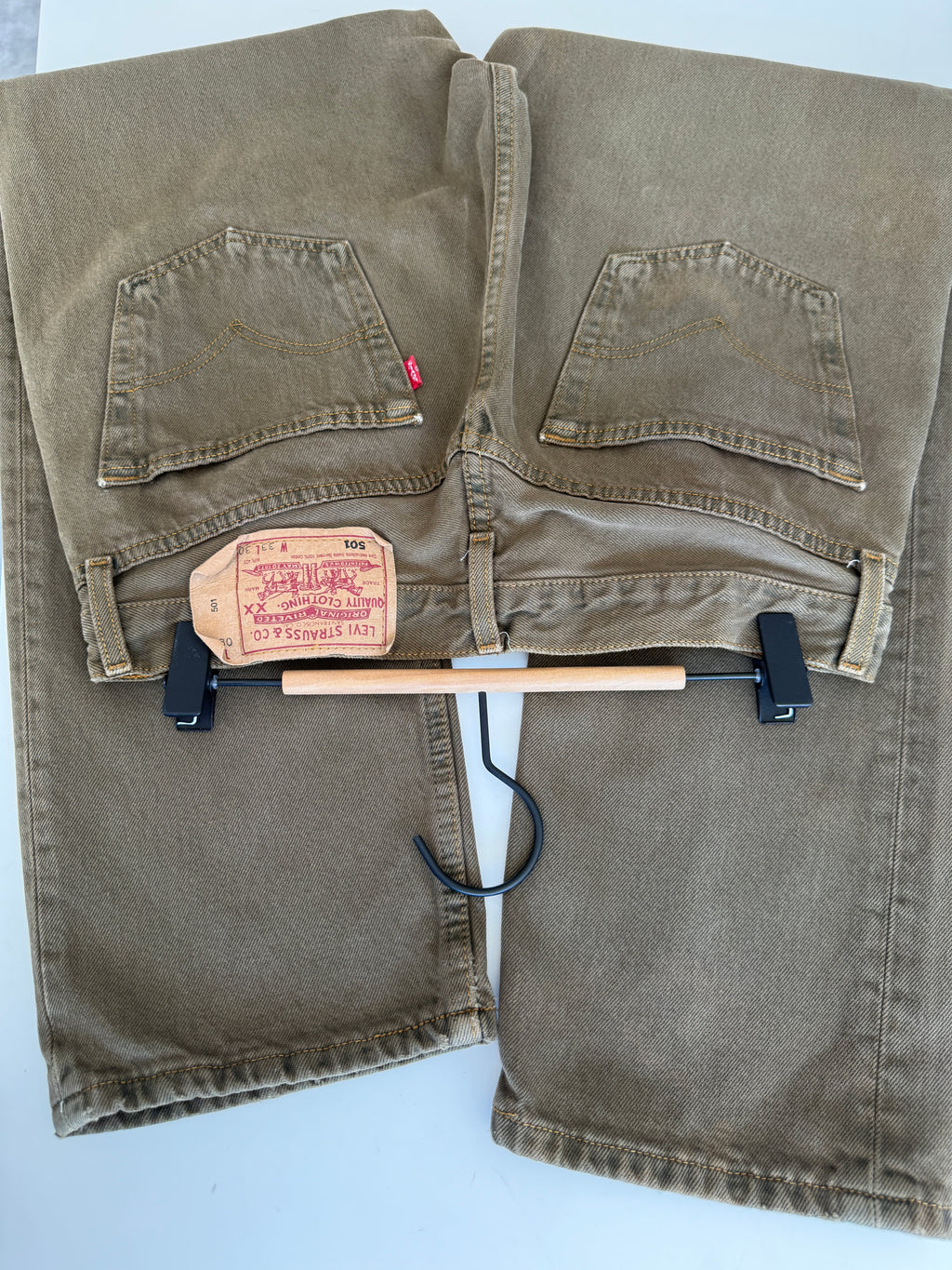 W30 L28 vintage Levis 501s 29/30” khaki/ brown Levi’s 501s 90s