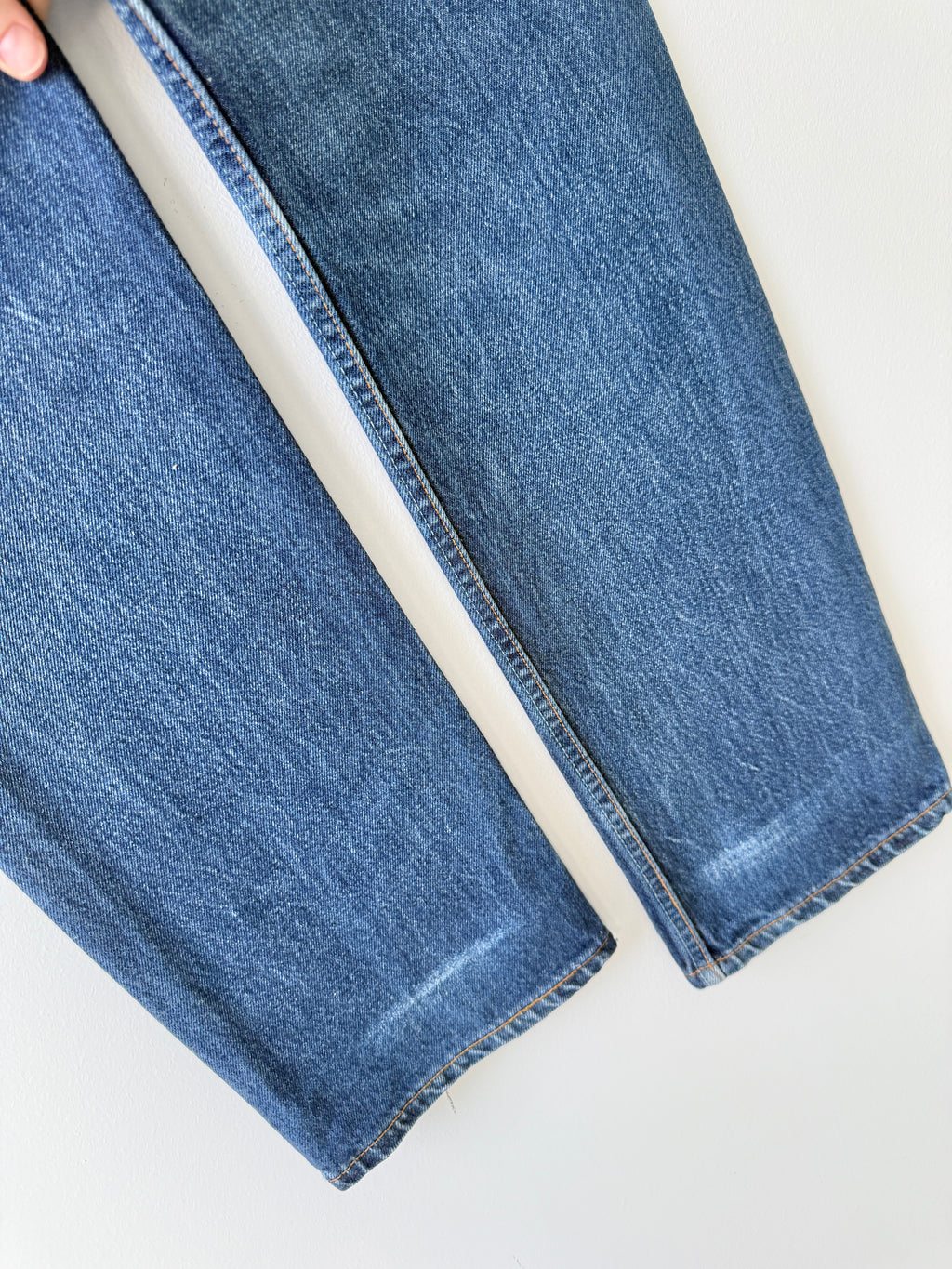 W27 L33 vintage Levis 501 26-27” dark f blue 90s Levi’s 501s USA