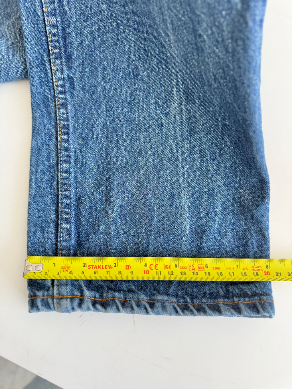 W30 L32 vintage Levis 501 29-30” measured dark blue faded blue 80s denim Levi’s 501s USA