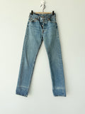 W25 L32 vintage Levis 501s 24/25” measured medium fade blue denim Levi’s 501s 90s