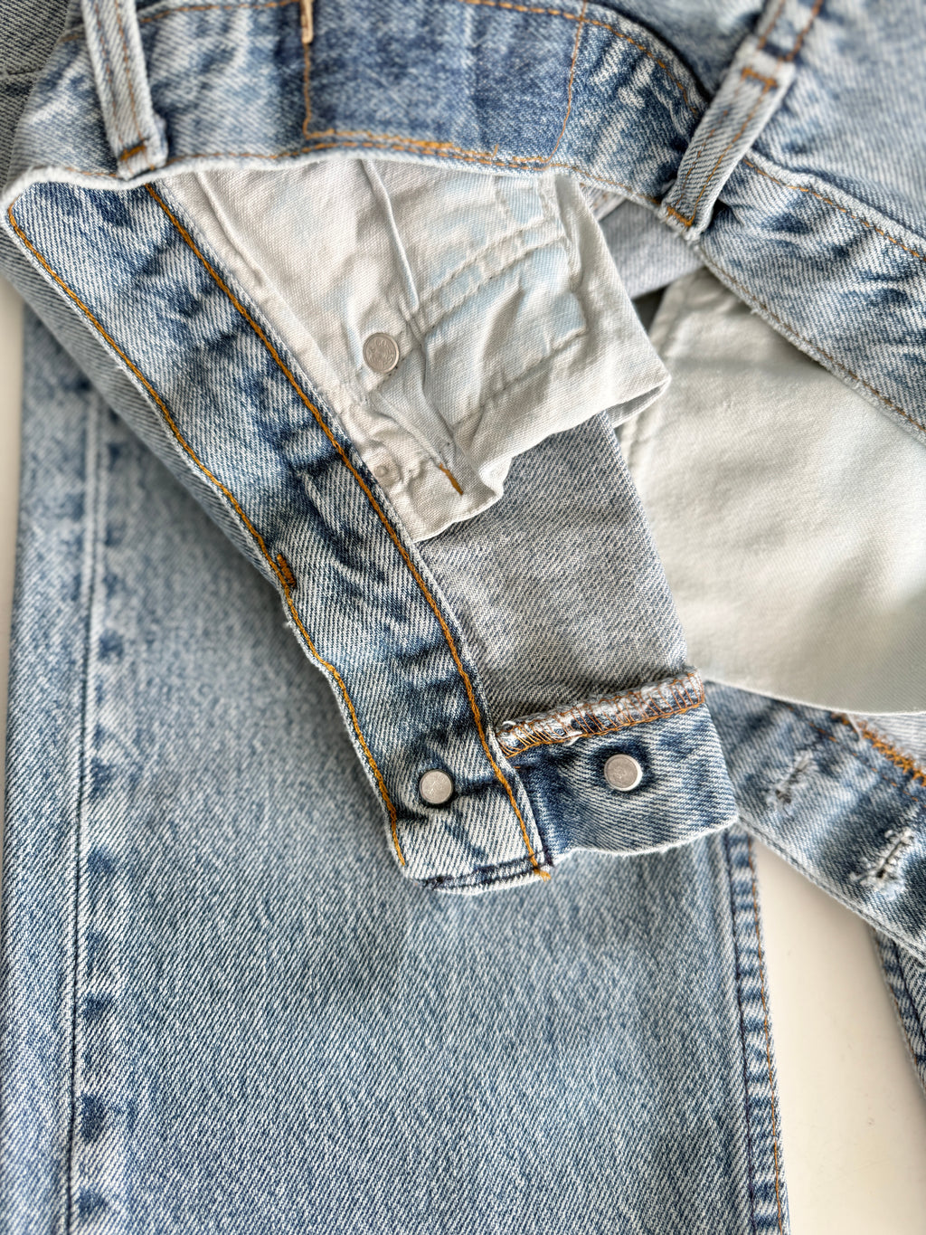 W28 L30 vintage Levis 501 27/28” measured medium light faded blue denim 80/90s Levi’s 501s
