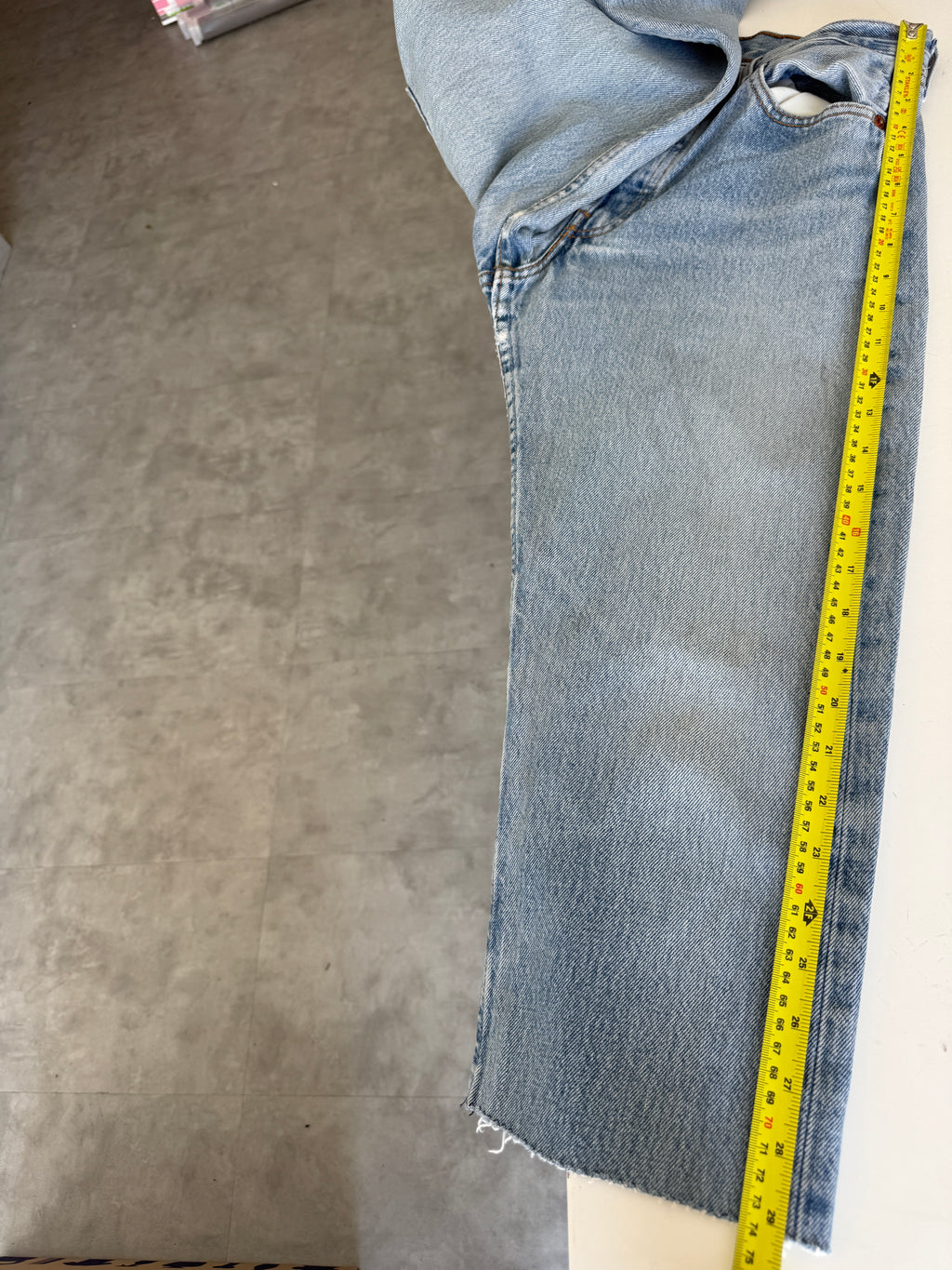 W27 vintage Levis 501 shorts 26/27” light blue Levi’s 501s 90s