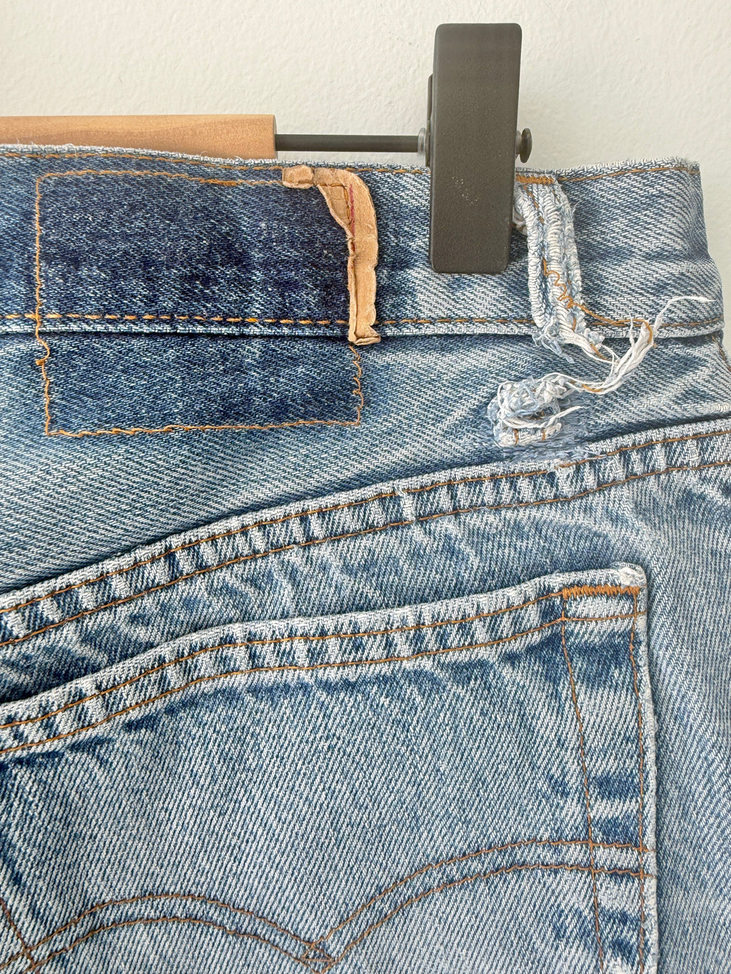 W30 vintage Levis 501 shorts 29/30” measured waist faded denim USA 501s