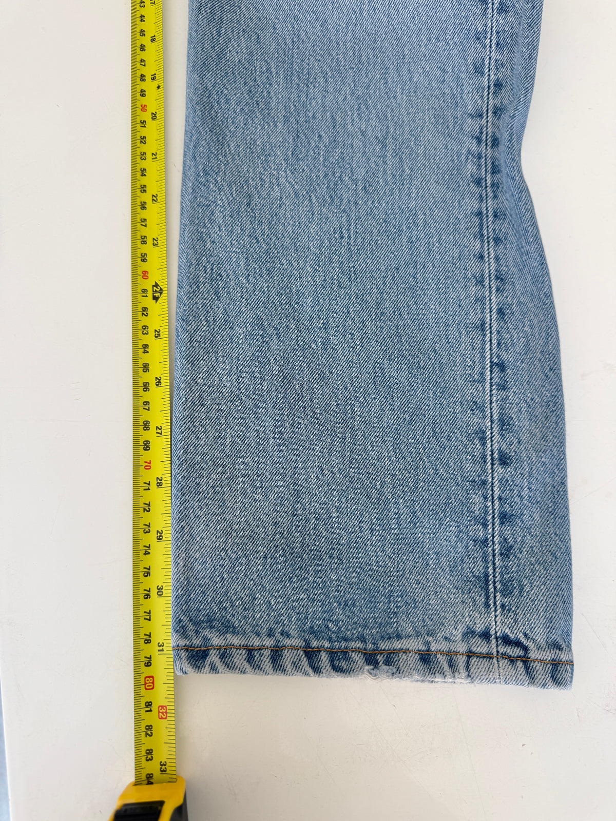 W29 L31 vintage Levis 501 28/29” measured fade light denim USA 501s Y2K