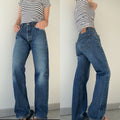 W29 L30 vintage Levis 501 29” measured waist dark indigo faded blue 501s Y2K