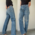 W32 L29 vintage Levis 505 31/32” measured waist dark fade blue faded  90s orange tag USA 505s