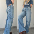 W32 L29 vintage Levis 501 31/32” measured medium blue denim Y2K Levi’s 501s wallet mark