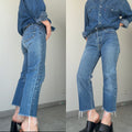 W28 L26 vintage Levis 501s 28” dark raw blue faded blue Levi’s 501 student fit early 90s