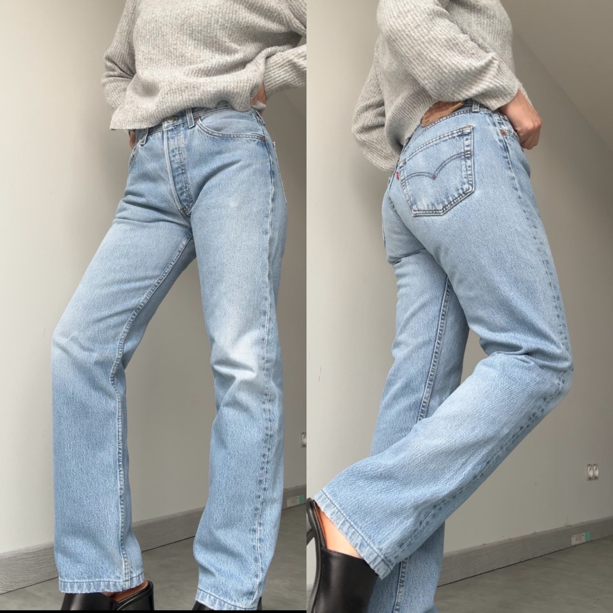 W28 L30 vintage Levis 501 27/28” light blue Levi’s 501s 90s