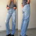 W30 L29 vintage Levis 501 29/30” measured waist faded light blue distressed early 90s USA 501s