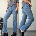 W29 L29 vintage Levis 501 28/29” measured waist dark blue 90s USA 501s