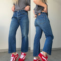 W31 L26 vintage Levis 501 0115 dark blue 30/31” measured waist 501s 80s USA