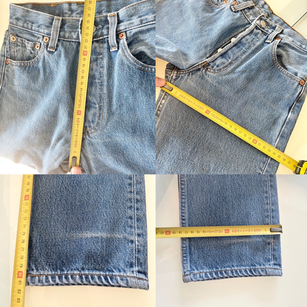 Levis 501 vintage w23 L31 Levi’s 501 faded medium blue 90s Levi’s blue faded blue straight leg blue 501 vintage blue 501 worn vintage Levi’s
