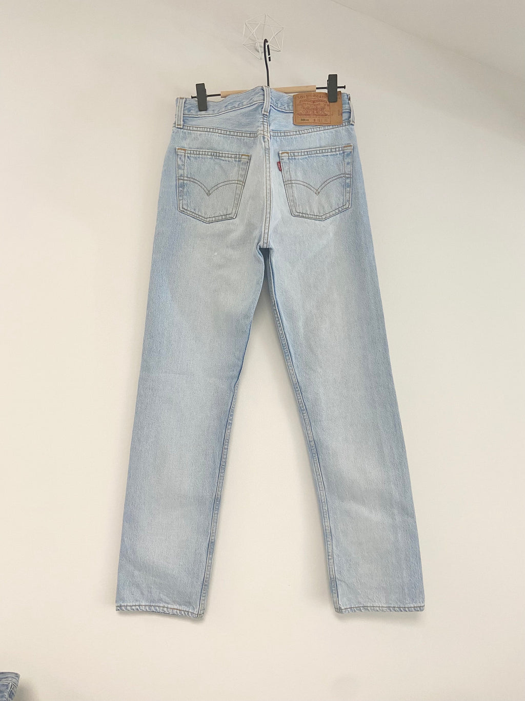 Vintage Levi’s 501xx jeans w29 L31 90s vintage 501 jeans light blue USA