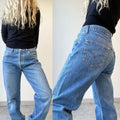 Levis 501 jeans w33 L33 raw blue faded dark blue denim 501 vintage Levi’s faded blue denim 501 vintage