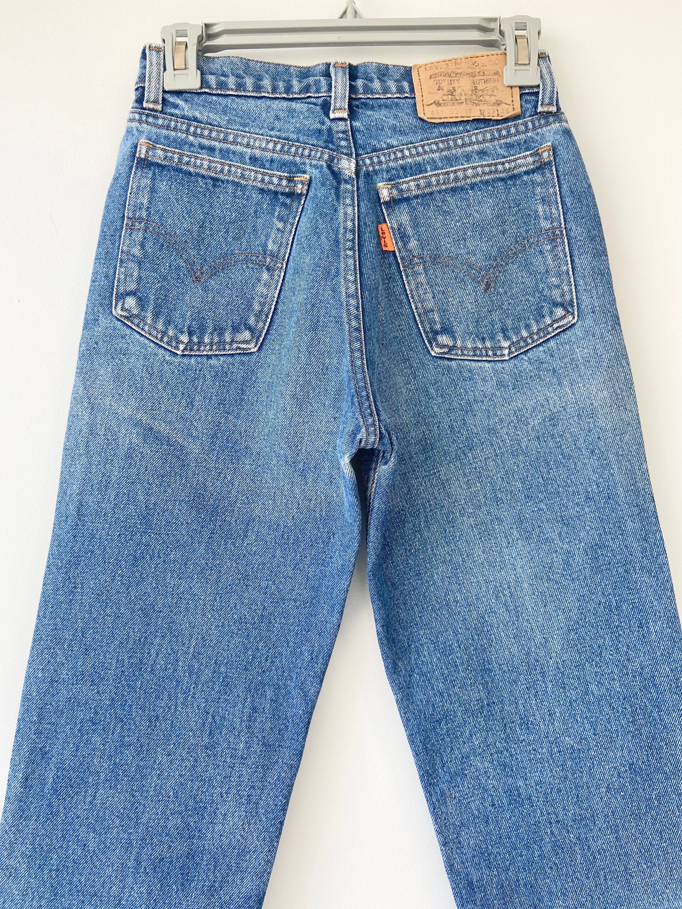 Vintage Levi’s 631 w26” L26” made in spain 80s orange tab