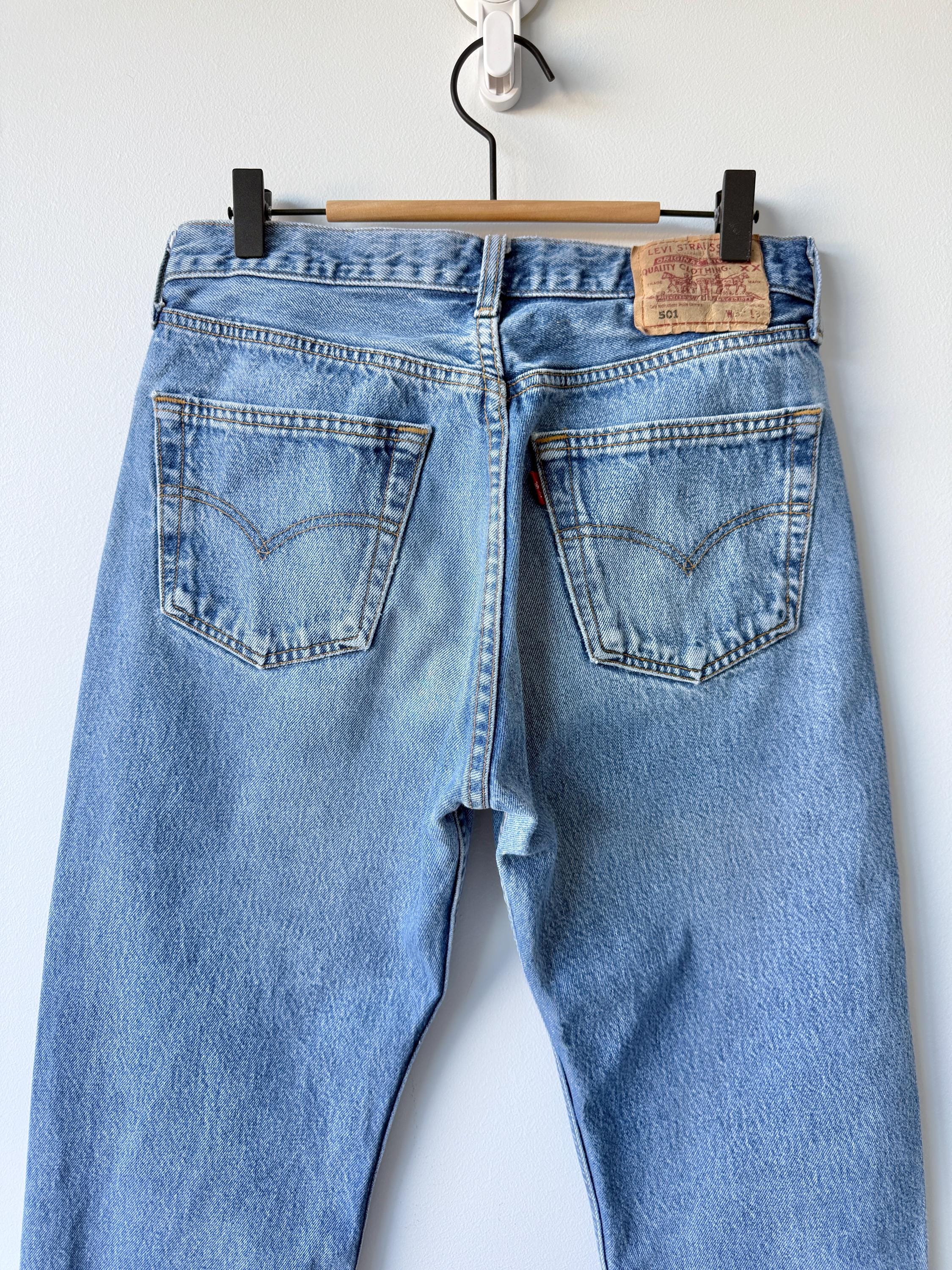 W29 L32 Levis 501 vintage 28-29” measured waist made in  y2k
