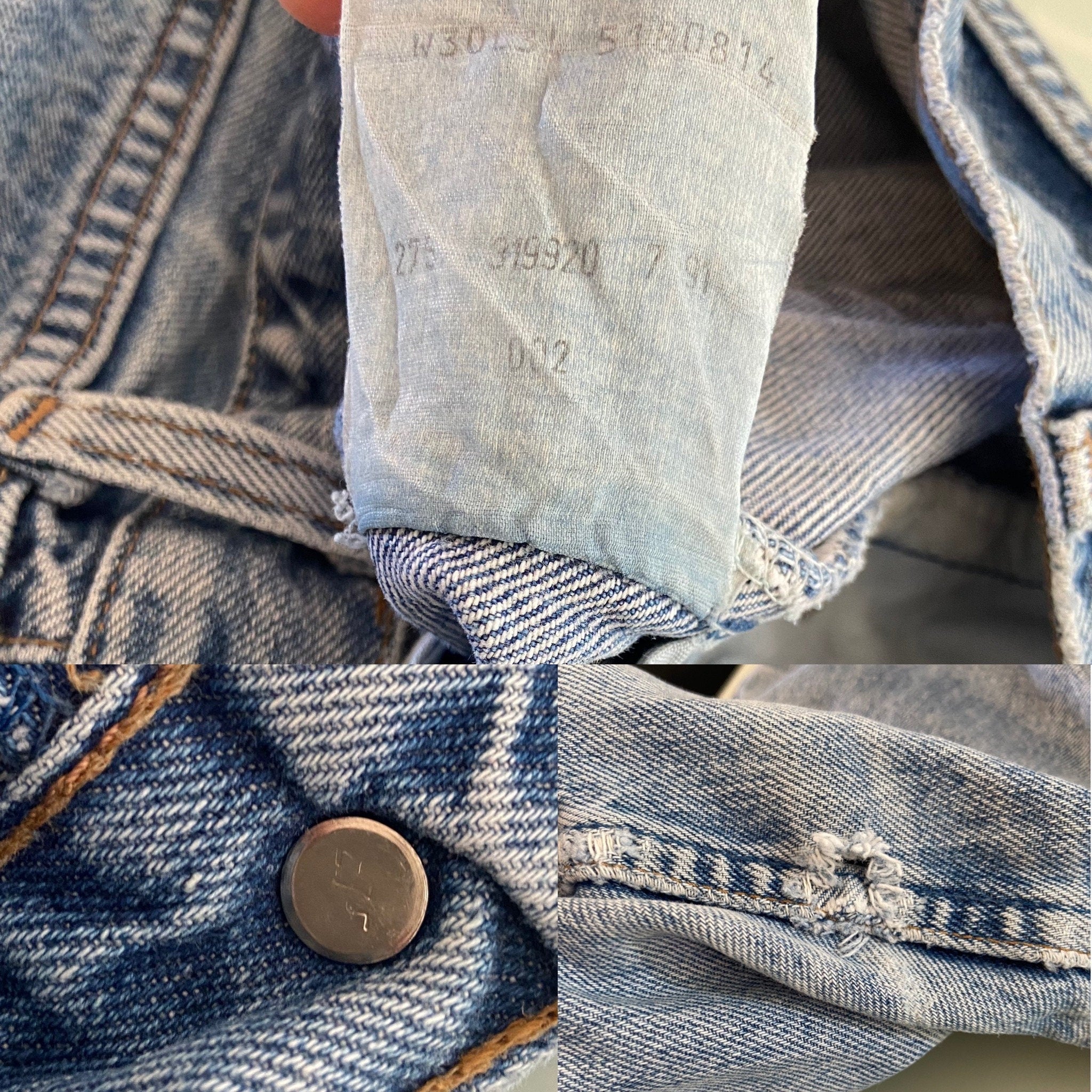 Vintage Levi’s button  shorts w29”