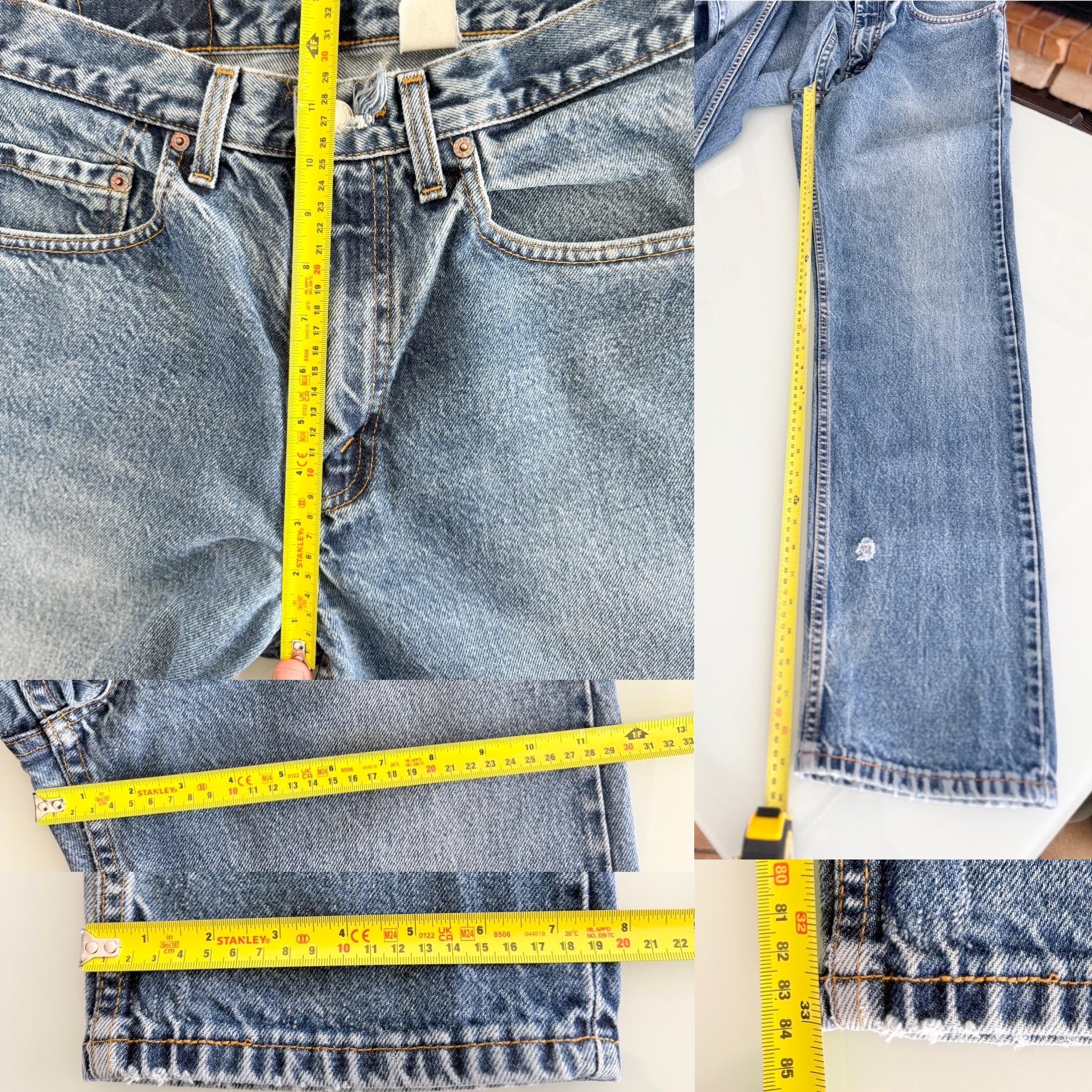 W30 L33 Levis 505 vintage 29-30” waist dark blue 505s made in Canada 90s