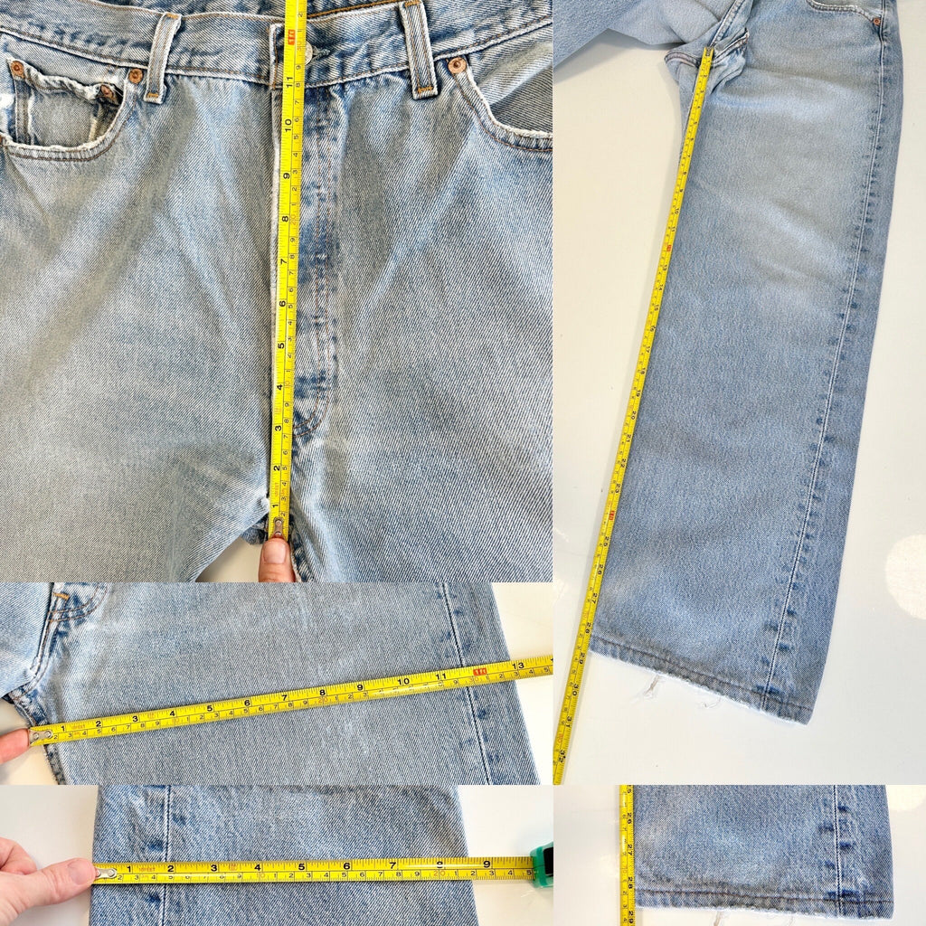 Levis 501 vintage w34 L28 Levi’s light blue faded straight leg 501 vintage Levi’s 501