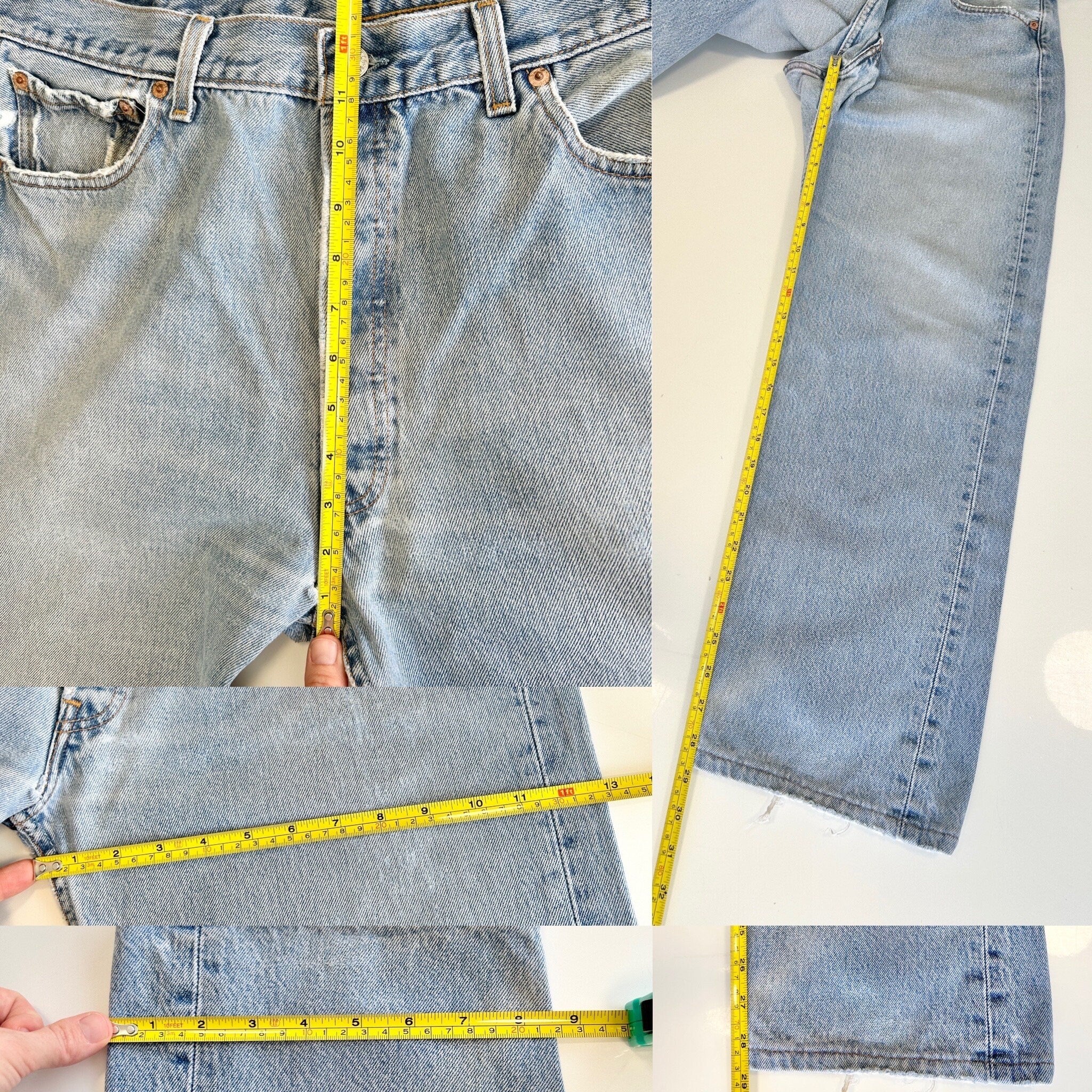 Levis 501 vintage w34 L28 Levi’s light blue faded straight leg 501 vintage Levi’s 501