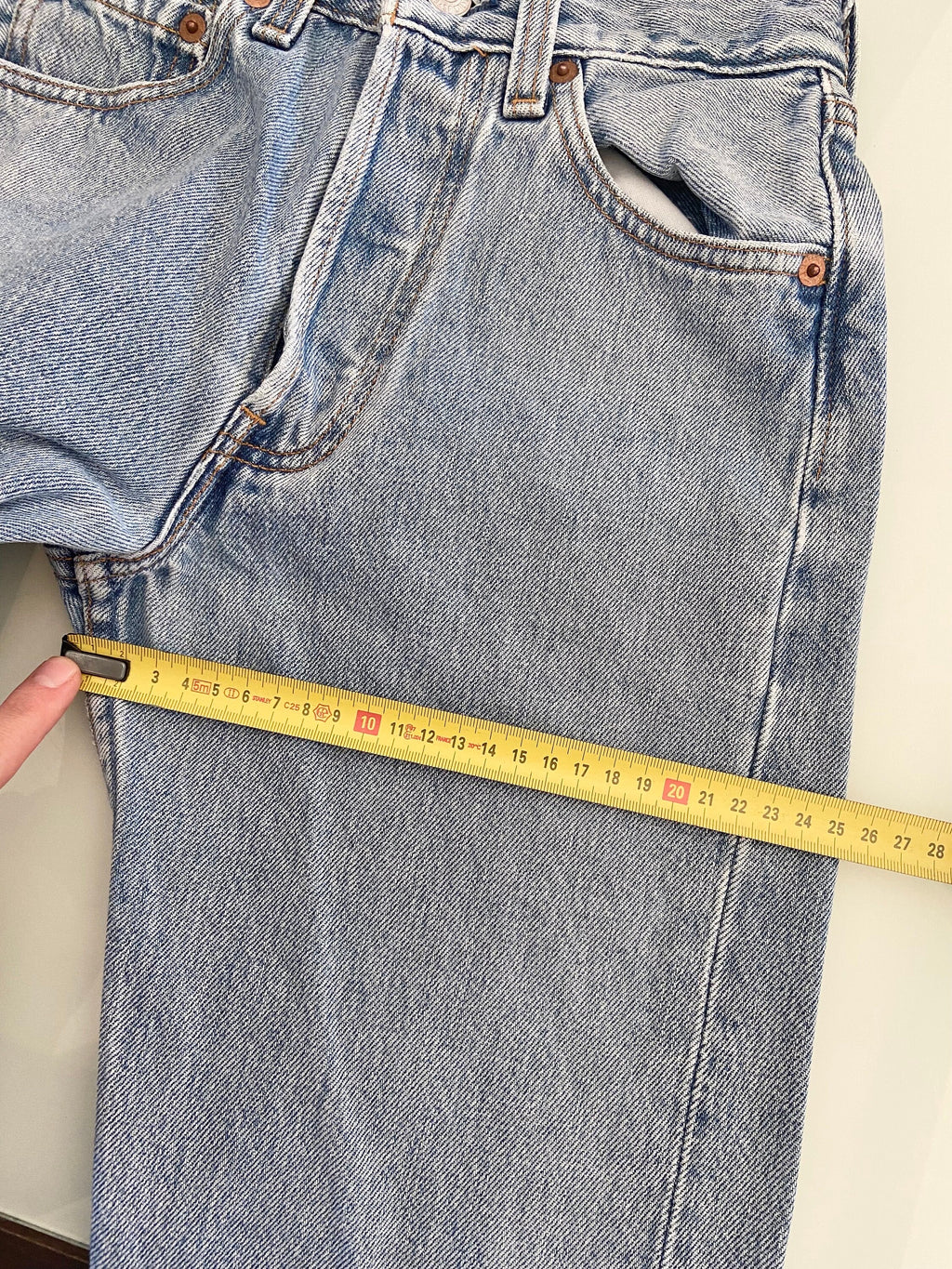 Levis 501 jeans w23 L29 USA light blue stone wash vintage 501 Levis vintage