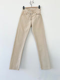 Levis 501 jeans w22 L30 beige denim Levi’s vintage 501 made in France 90s