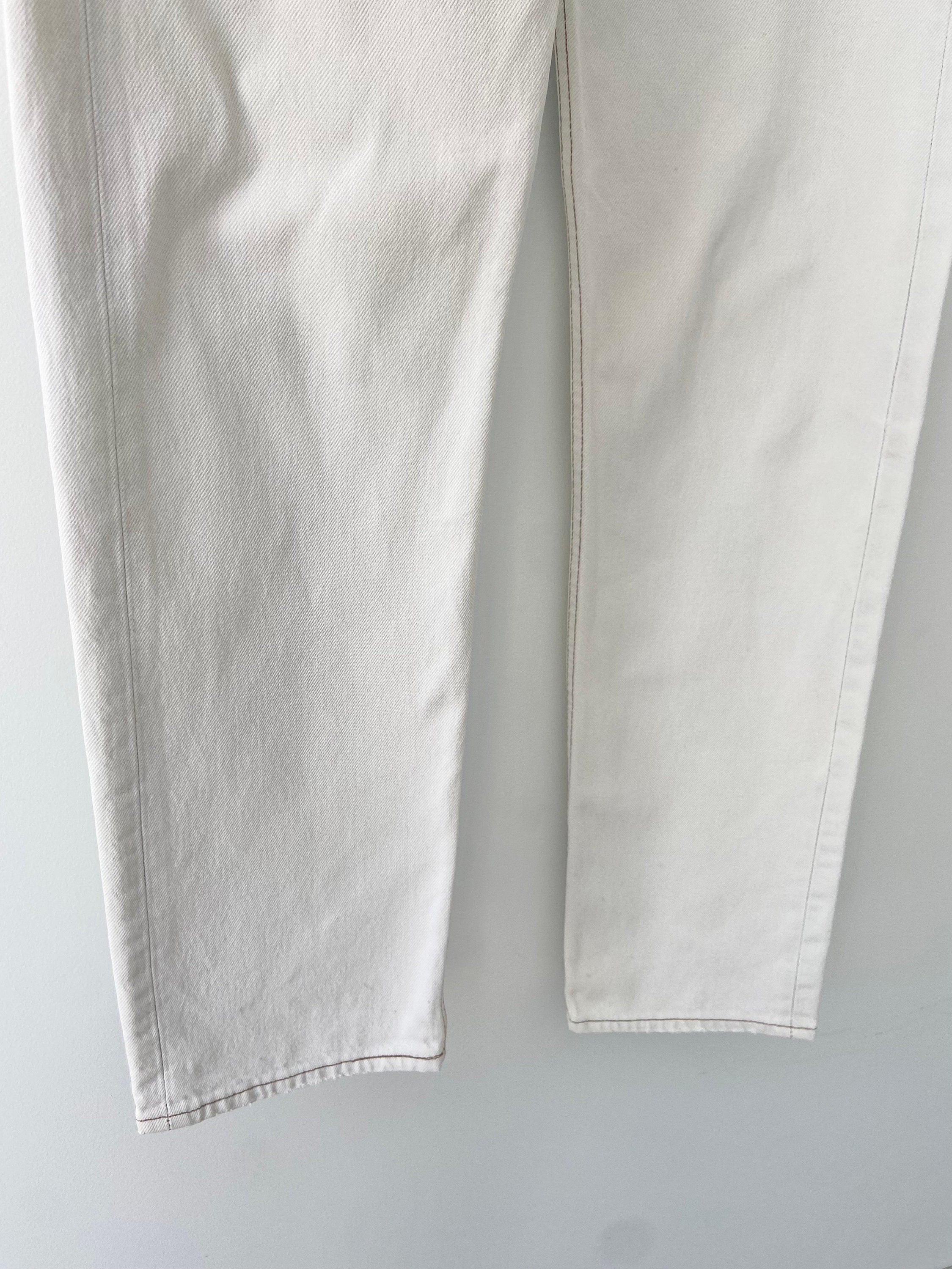 Vintage Levi’s 501 jeans w33 L36 90s vintage 501 jeans beige made in USA