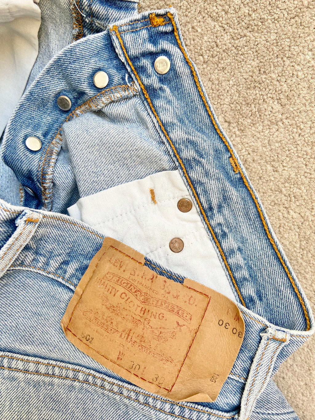 w29 L23 Vintage Levi’s 501 made in Mexico