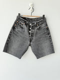 W26 Levis 501 vintage 25-26” waist black faded 501s made in USA for women 90s