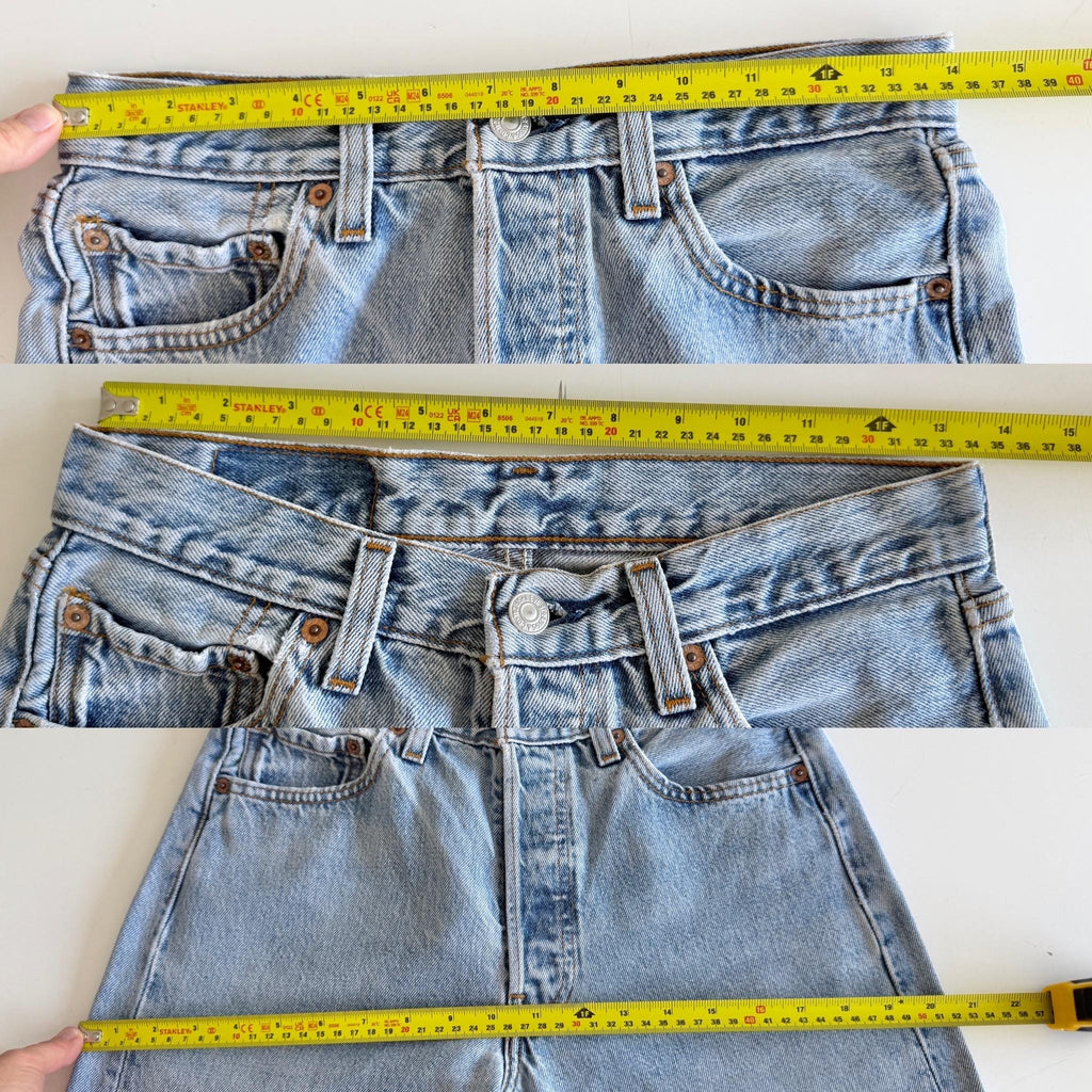 W27 L33 Levis 501 vintage 26-27” measured waist made in USA 90s