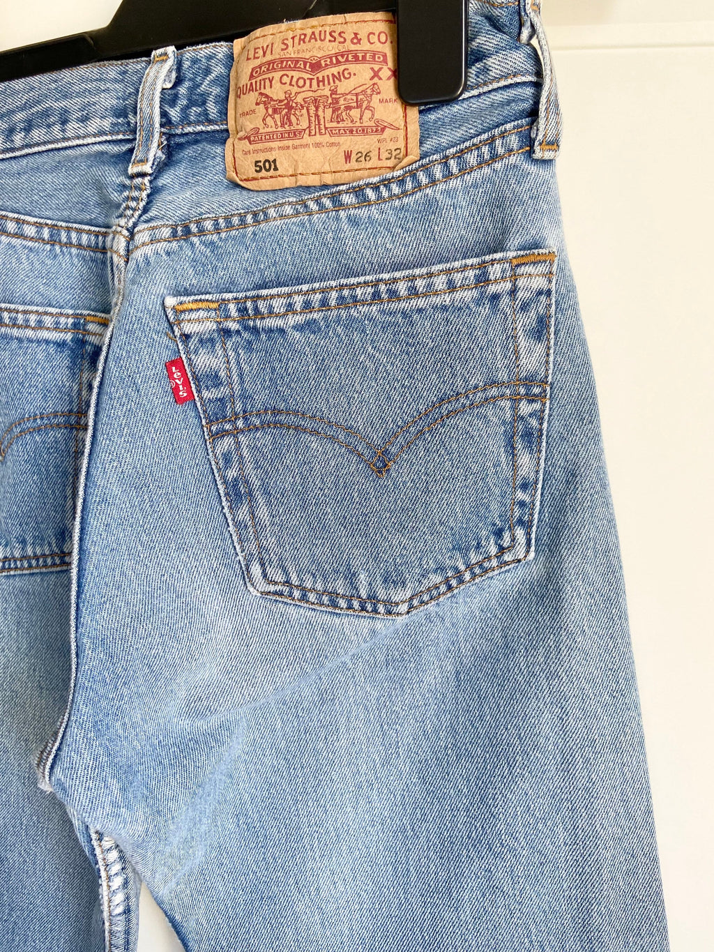Vintage Levi’s 501 w24 waist made in France
