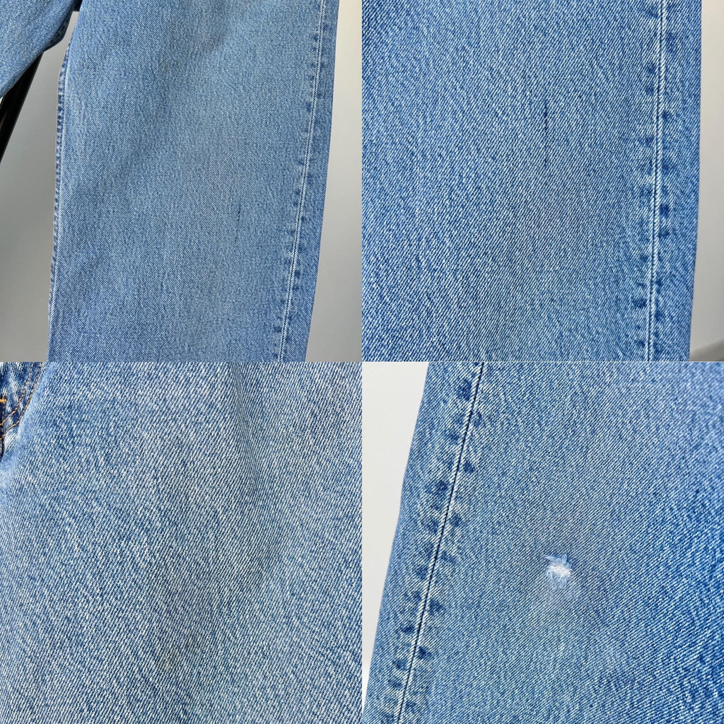 w29 L31 Levis 501 vintage Levi’s medium blue straight leg Levi’s 501 made in USA vintage Levi’s 501  (29” waist)