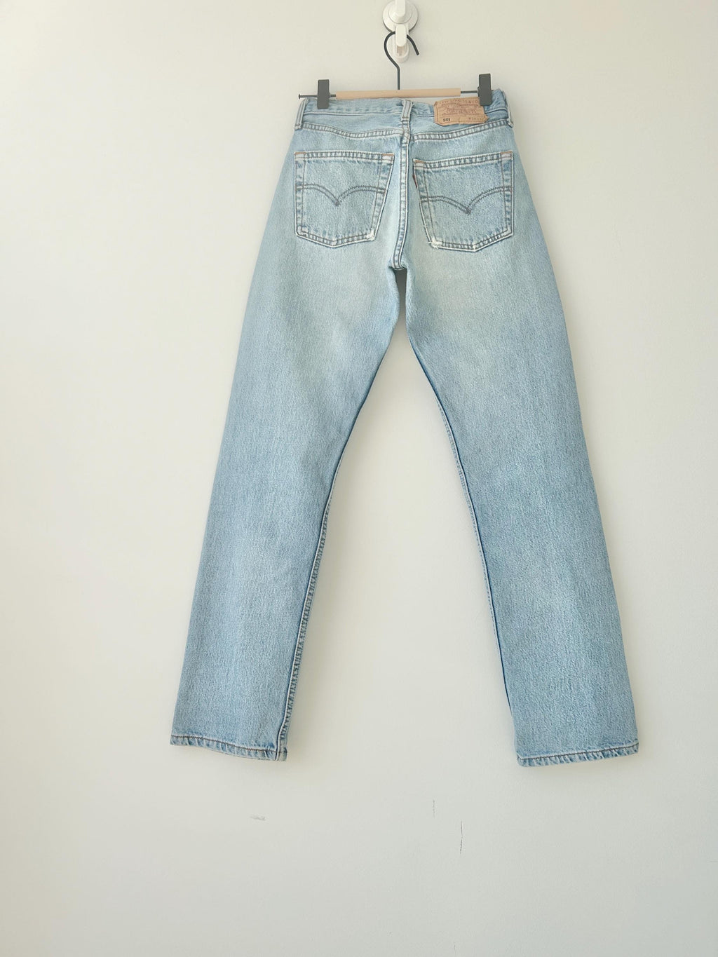 Levis 501 vintage w24 L29 Levi’s faded worn light blue straight leg Levi’s 501 90s vintage Levi’s 501  (23/24 waist)