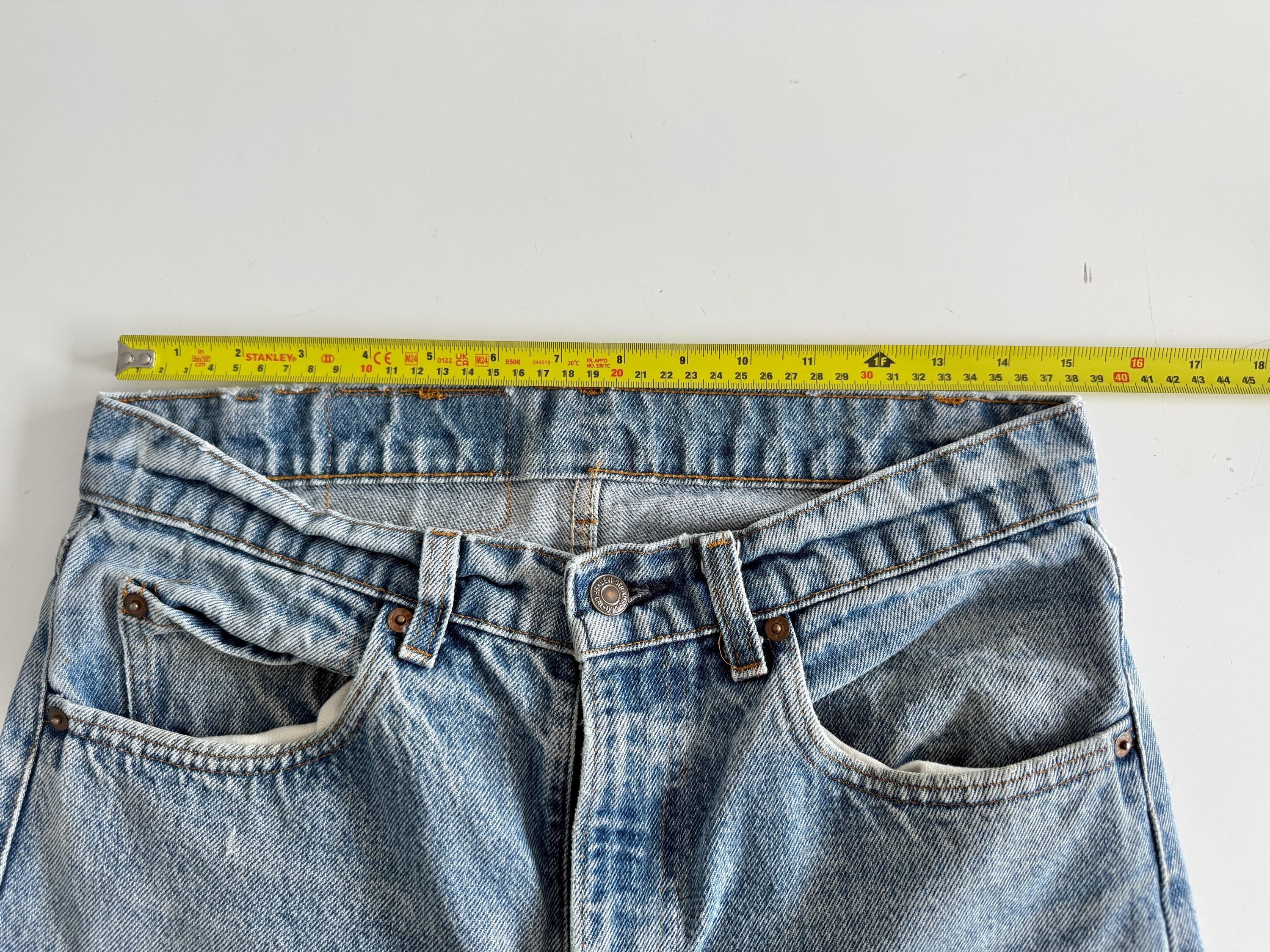W30 L29 vintage Levis 505 29-30” measured waist faded denim made in USA 80s